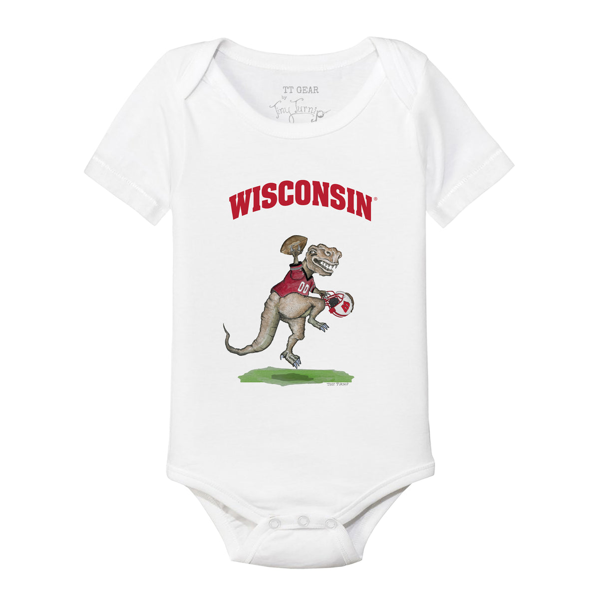 Wisconsin Badgers TT Rex Short Sleeve Snapper