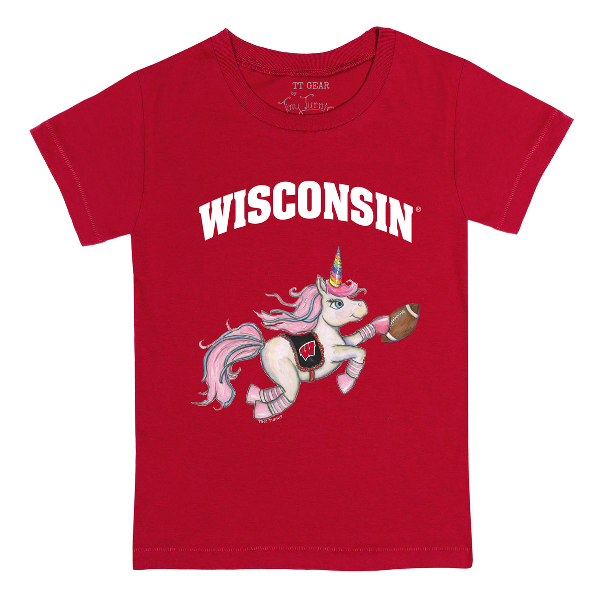 Wisconsin Badgers Unicorn Tee Shirt