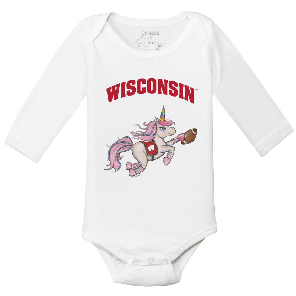 Wisconsin Badgers Unicorn Long-Sleeve Snapper