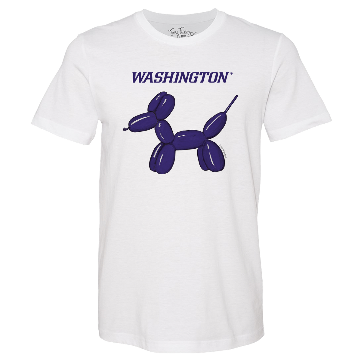 Washington Huskies Balloon Dog Unisex Tee Shirt