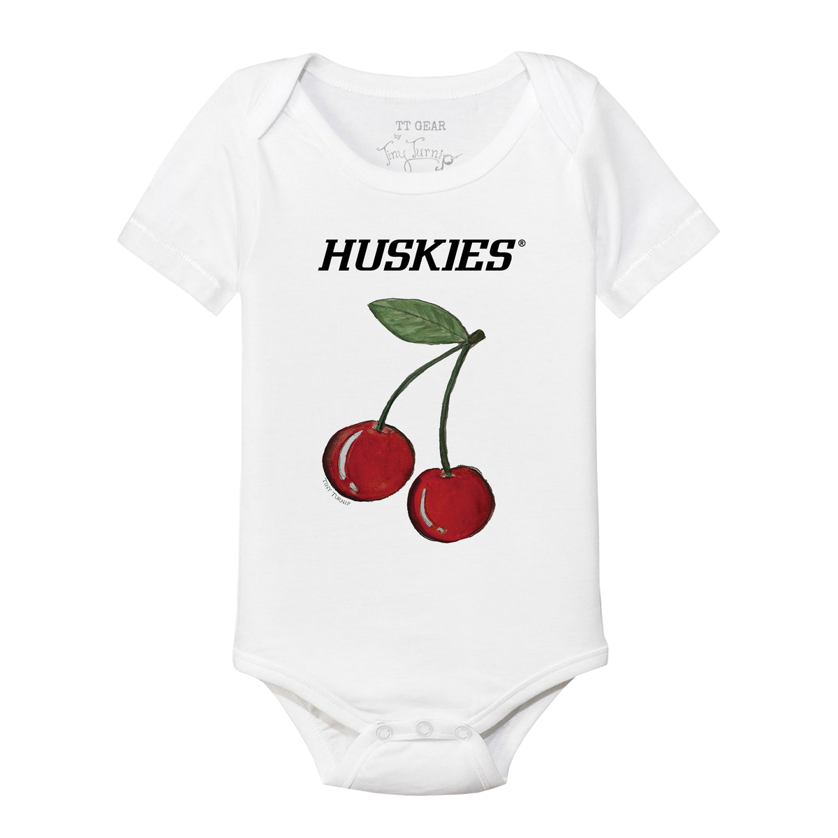 Washington Huskies Cherry Short Sleeve Snapper