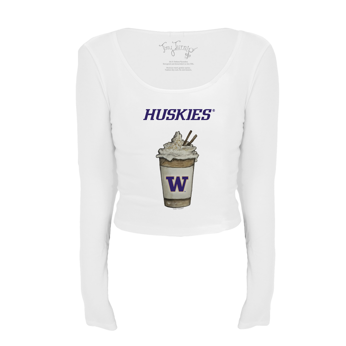 Washington Huskies Latte Women's Lucy Long Sleeve
