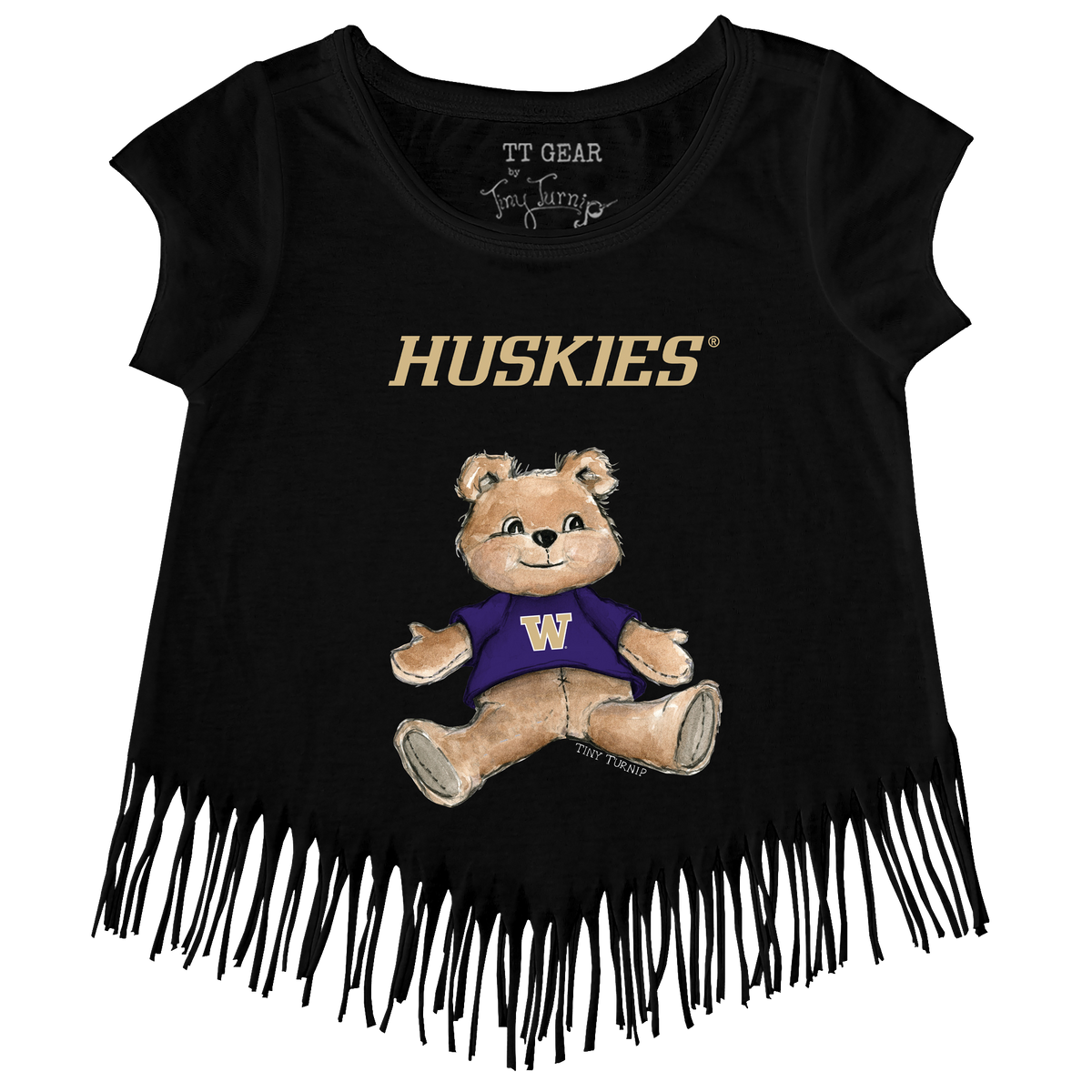 Washington Huskies Teddy Fringe Tee