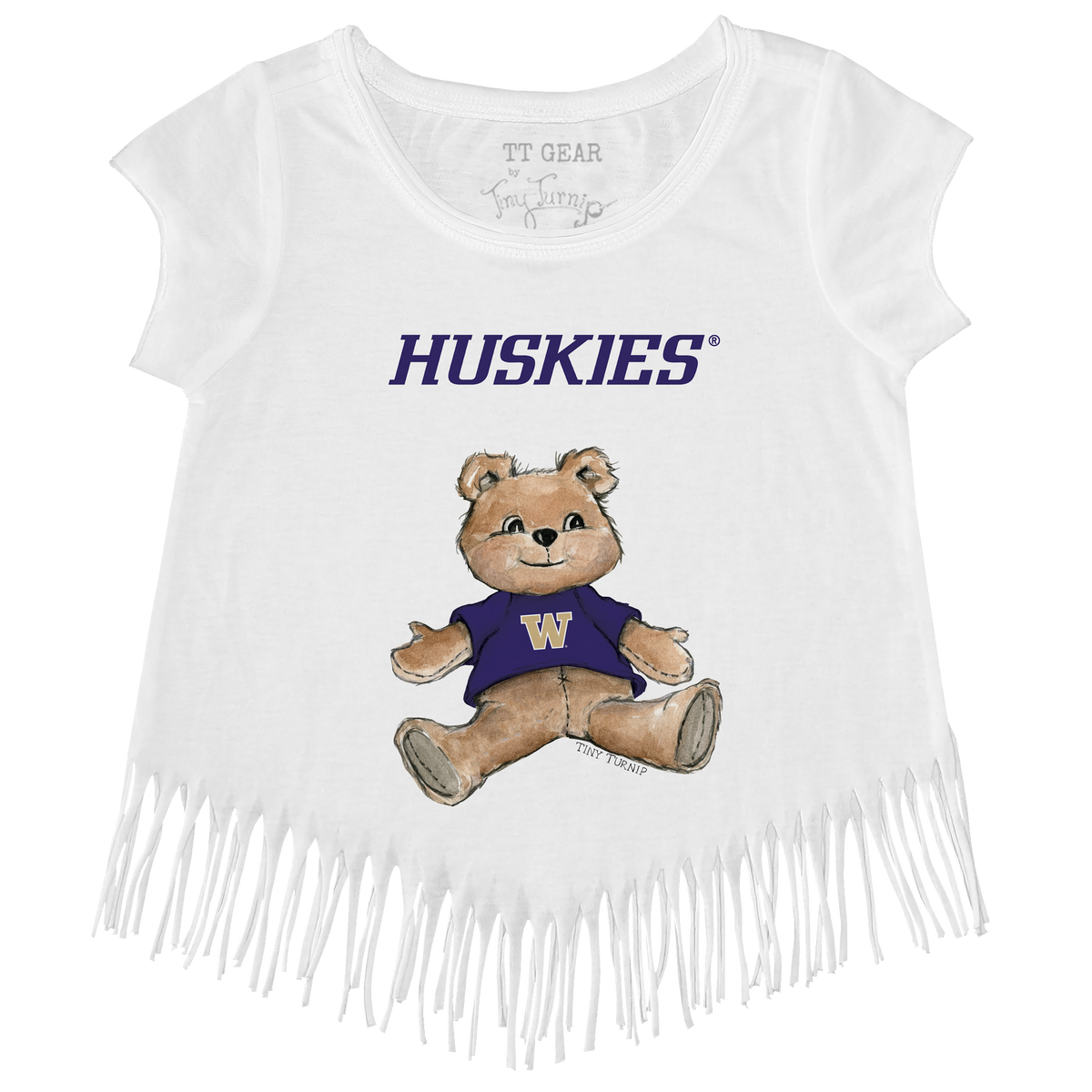 Washington Huskies Teddy Fringe Tee