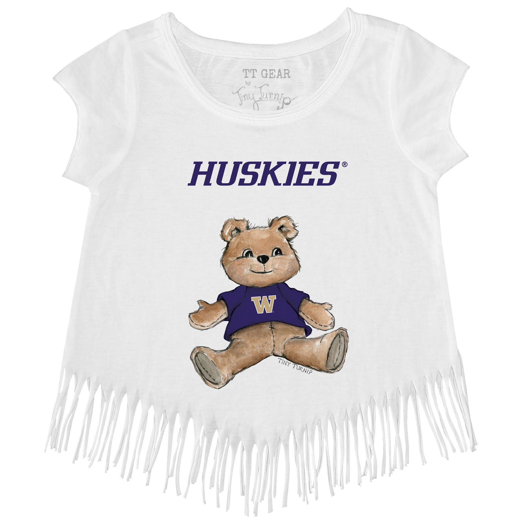 Washington Huskies Teddy Fringe Tee