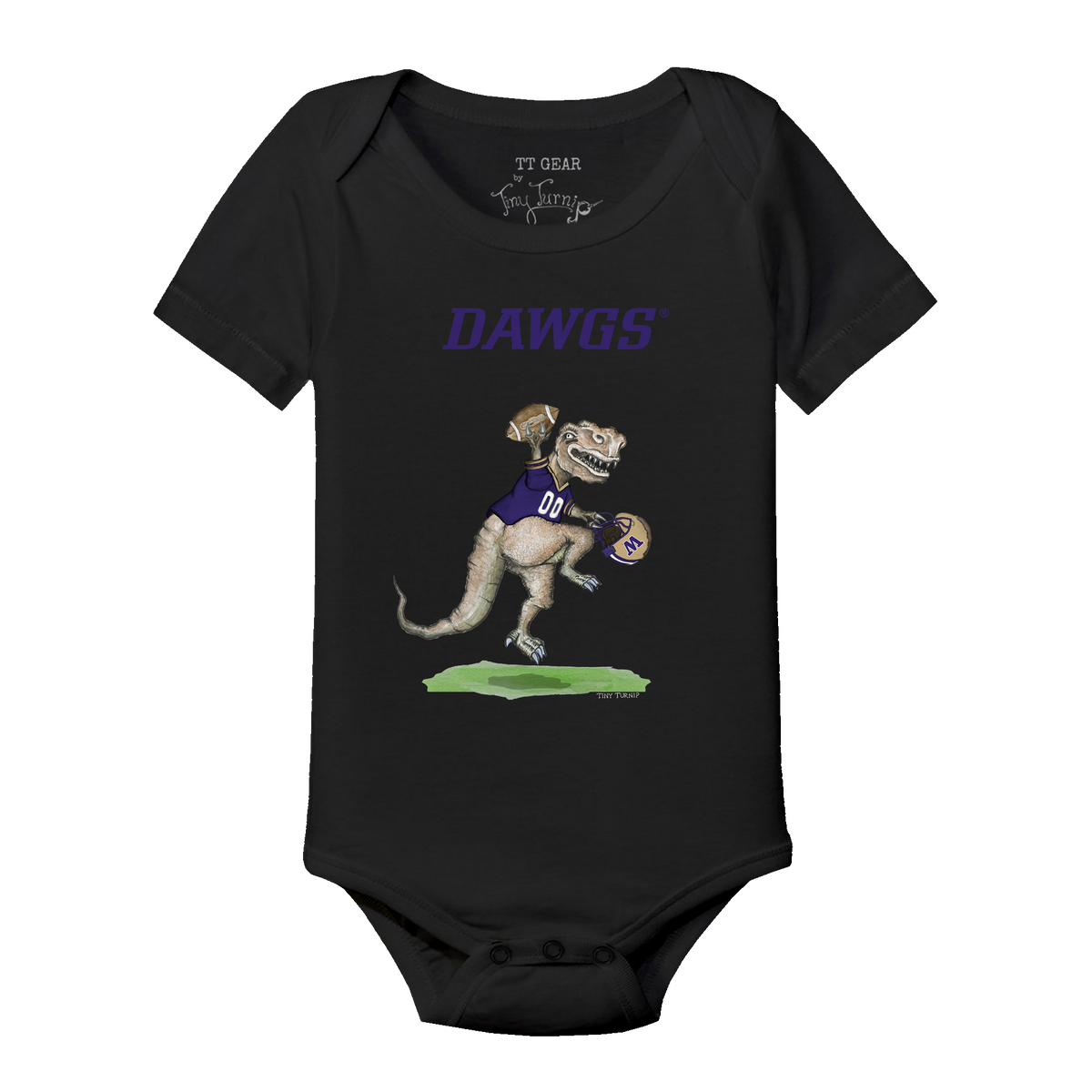 Washington Huskies TT Rex Short Sleeve Snapper