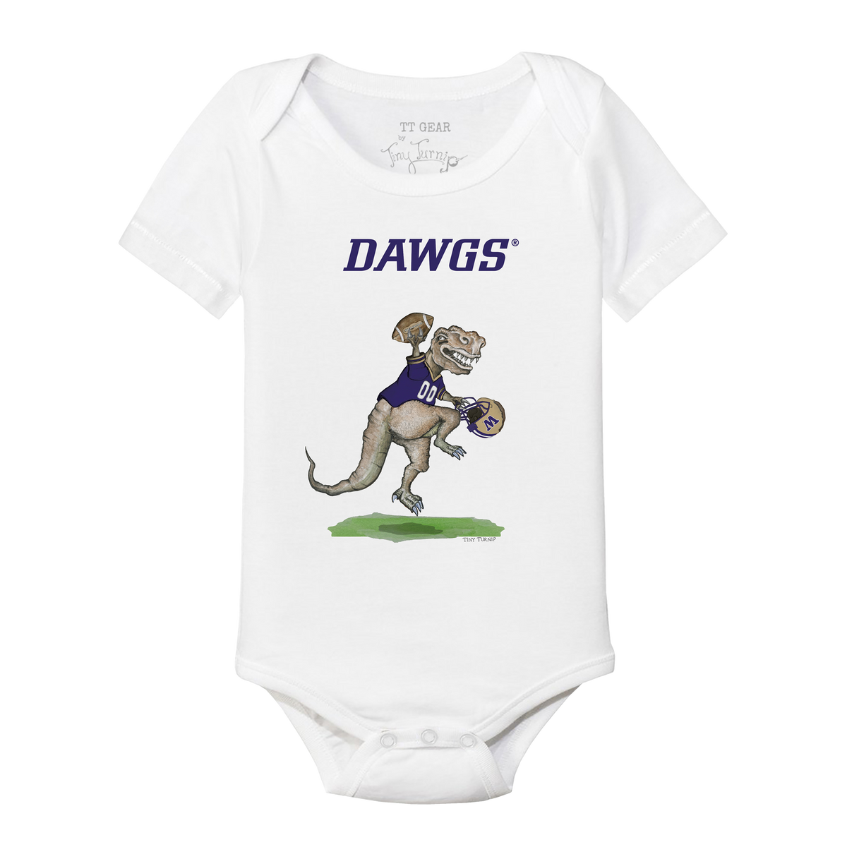 Washington Huskies TT Rex Short Sleeve Snapper