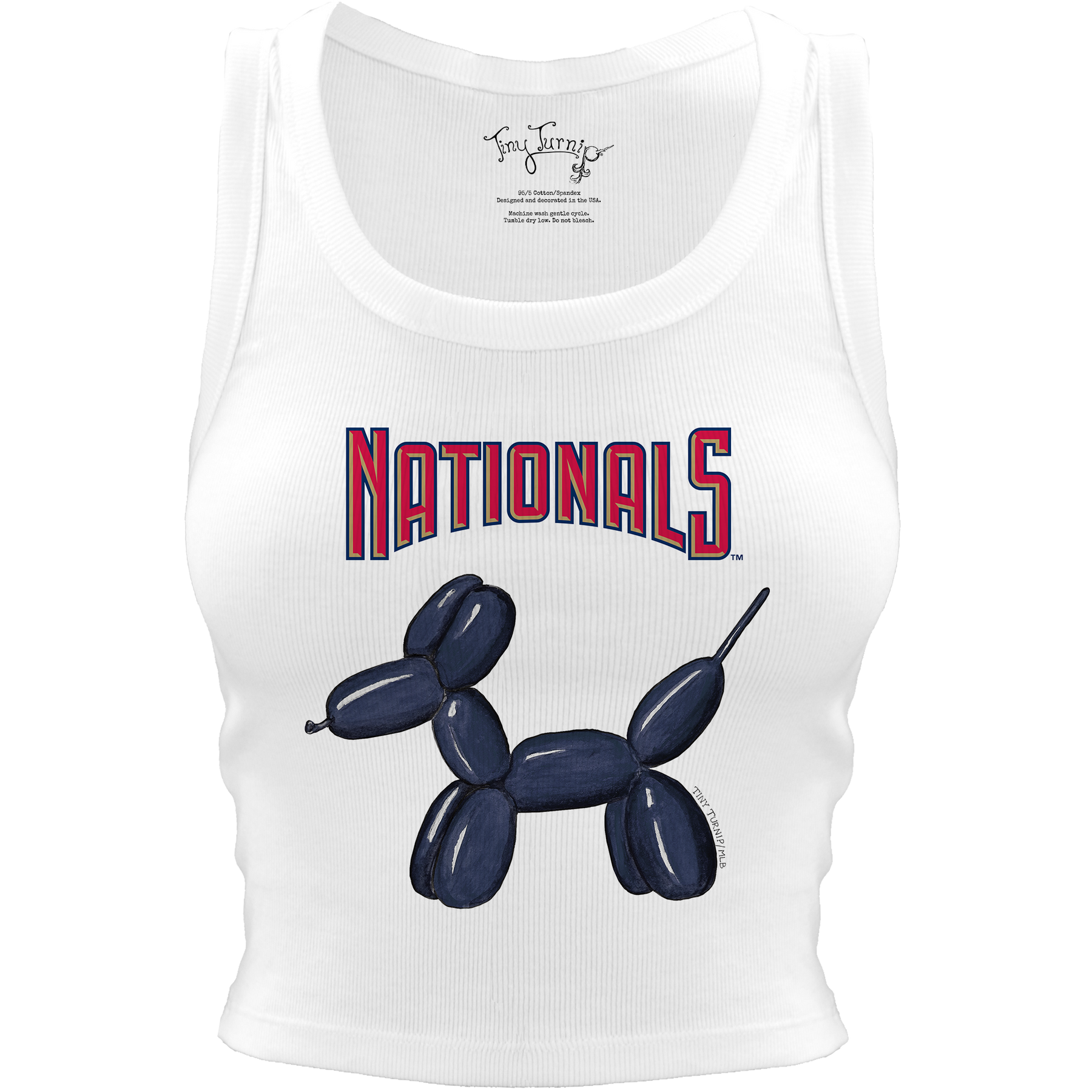 Washington Nationals Balloon Dog Crop Tank
