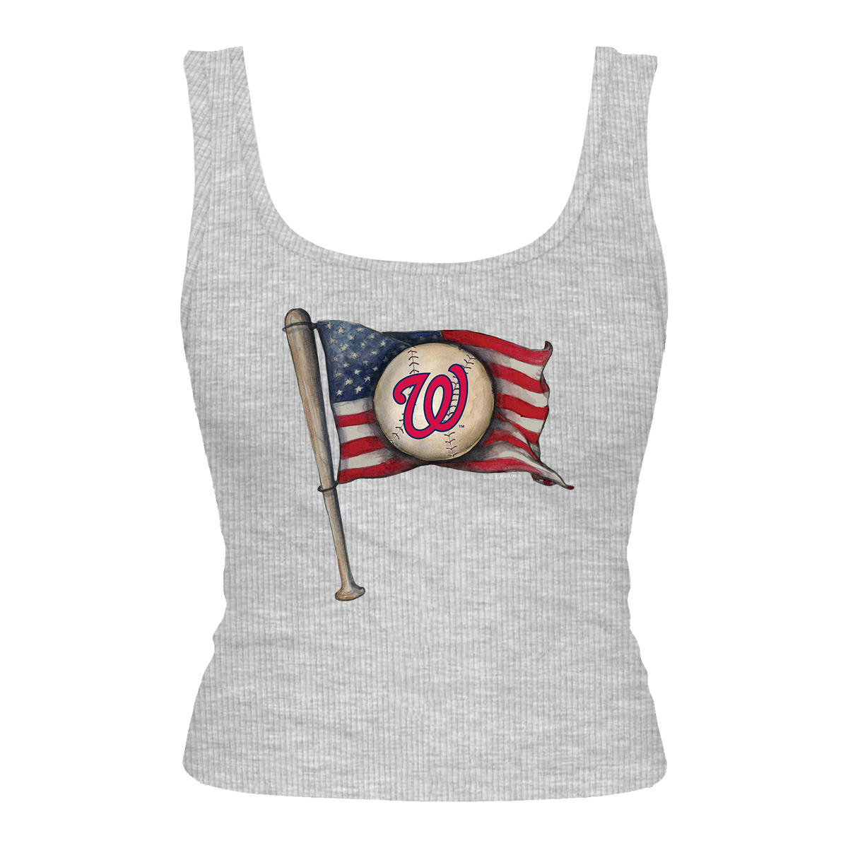 Washington Nationals Baseball Flag Emmy Tank
