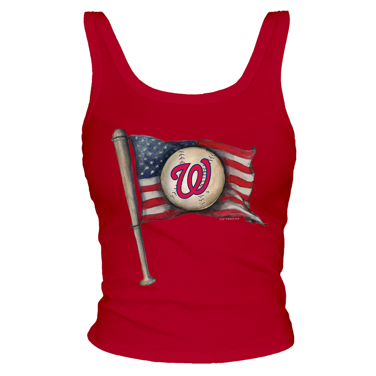Washington Nationals Baseball Flag Tank
