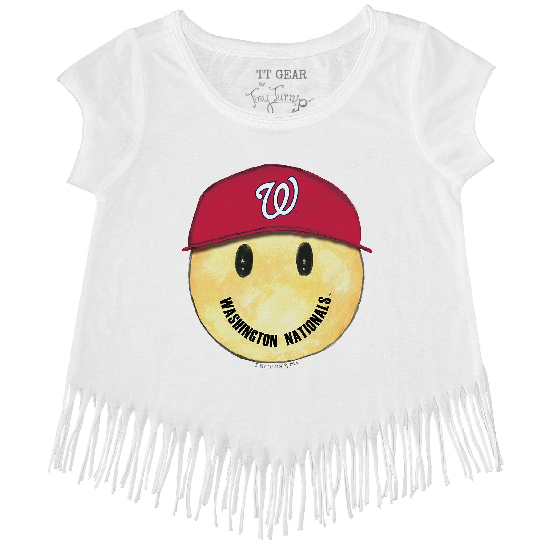 Washington Nationals Smiley Fringe Tee