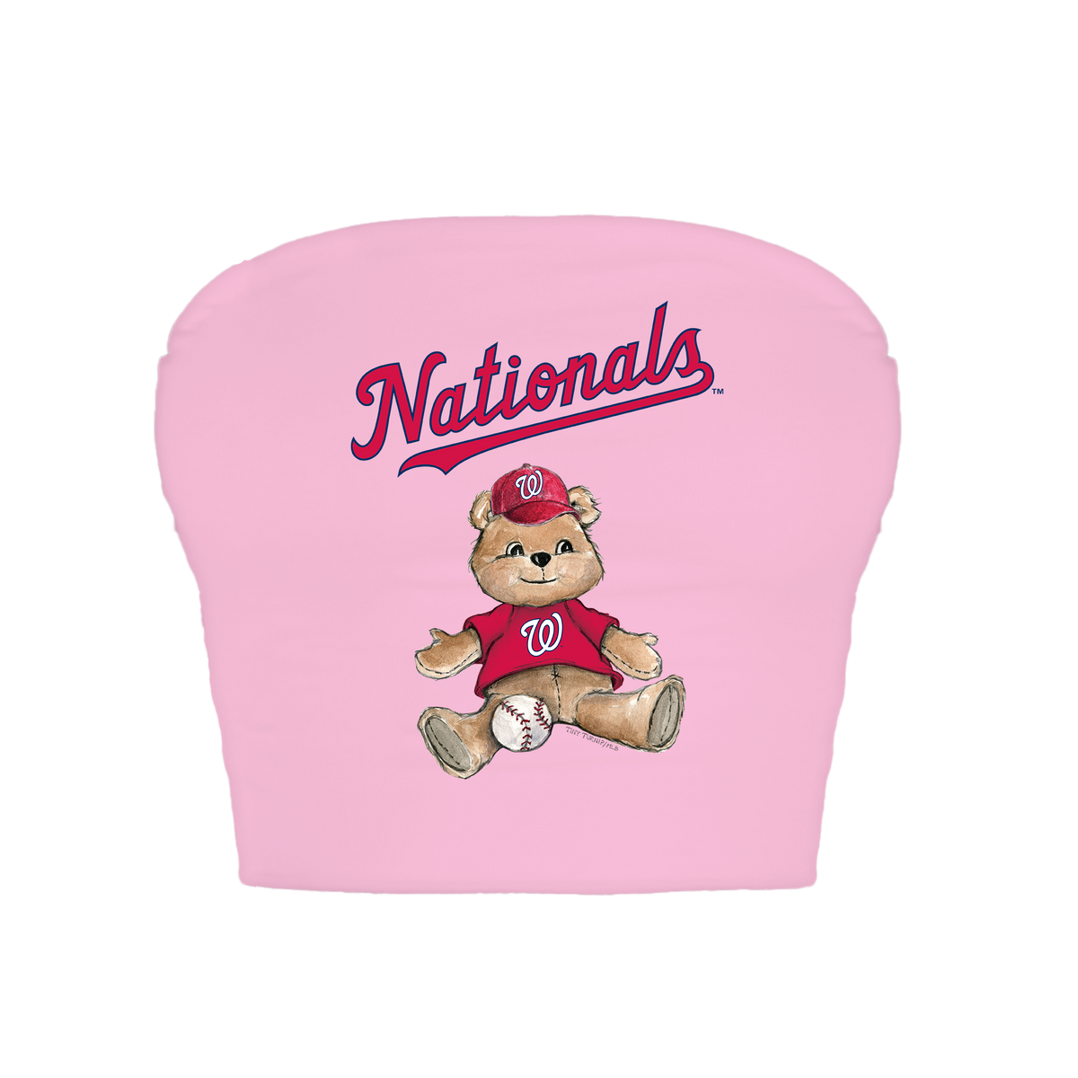 Washington Nationals Teddy Crop Tube Top