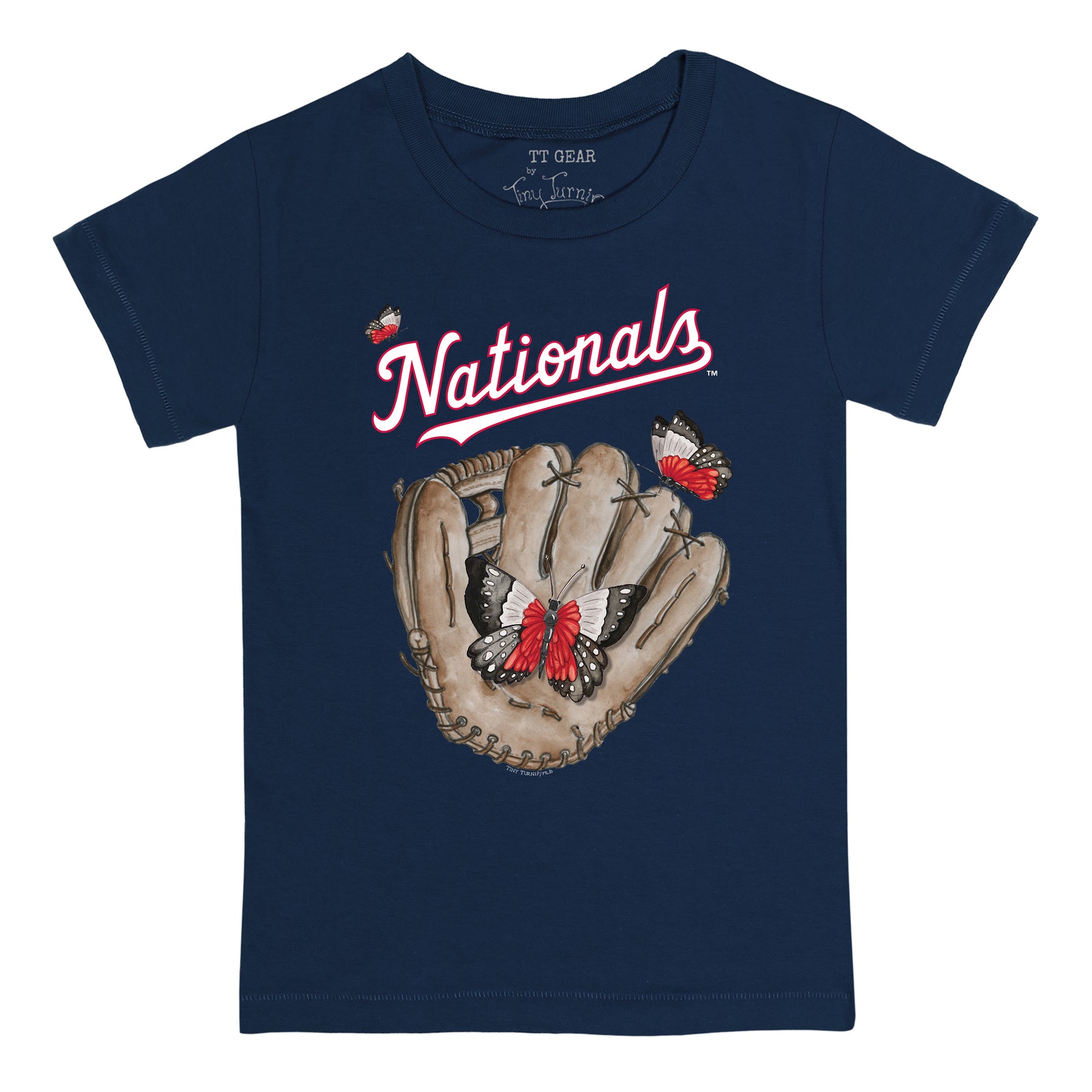 Washington Nationals Butterfly Glove Tee Shirt
