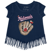 Washington Nationals Butterfly Glove Fringe Tee