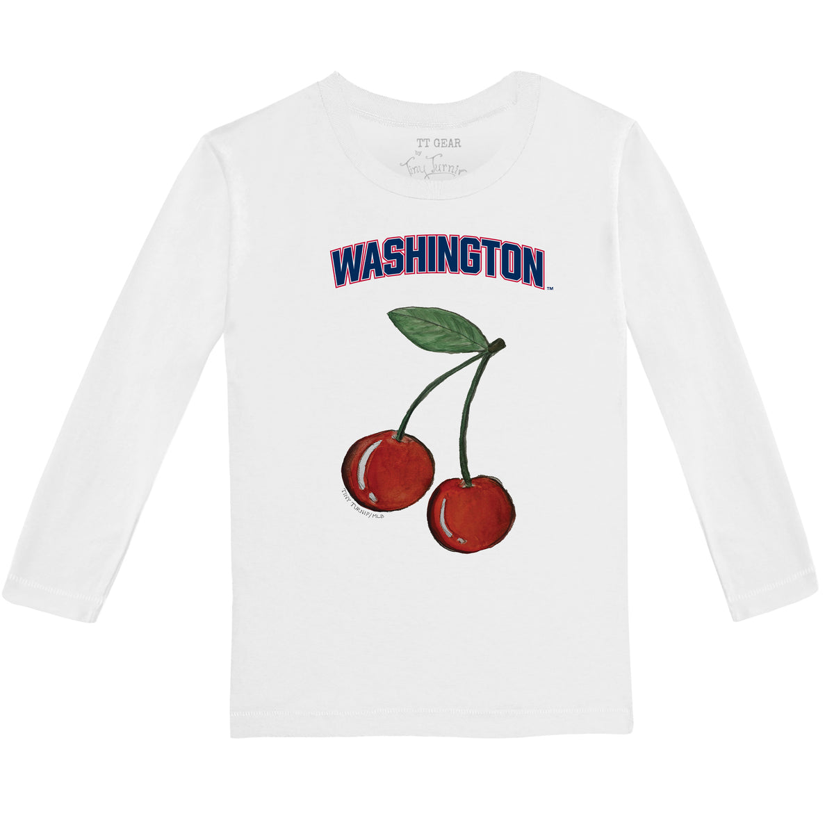 Washington Nationals Cherry Long-Sleeve Tee Shirt