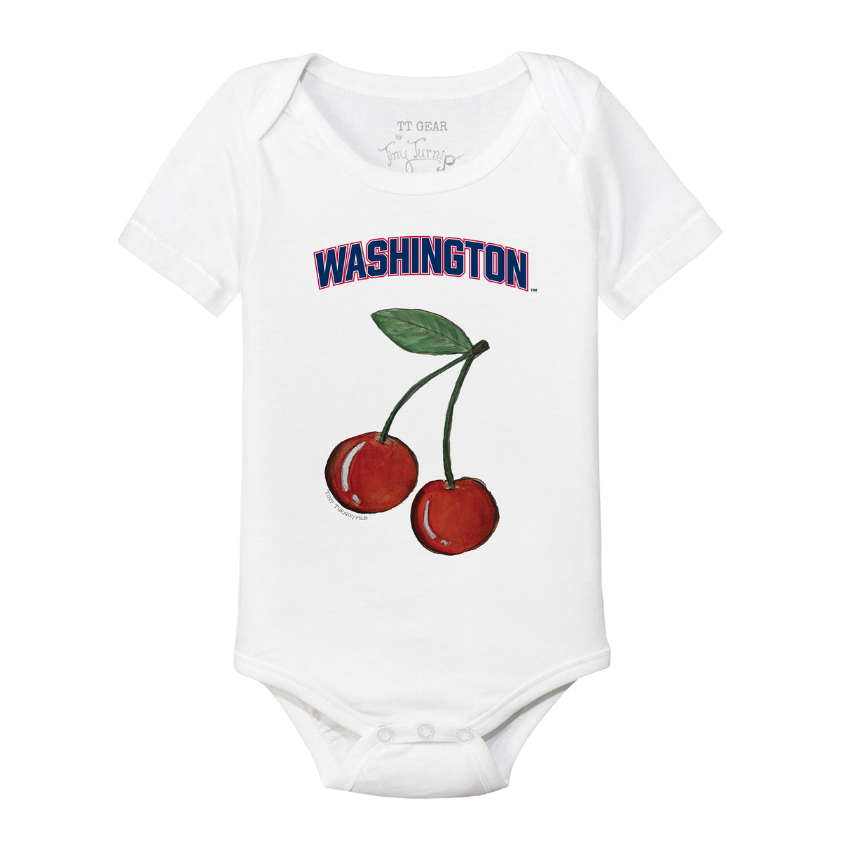 Washington Nationals Cherry Short Sleeve Snapper
