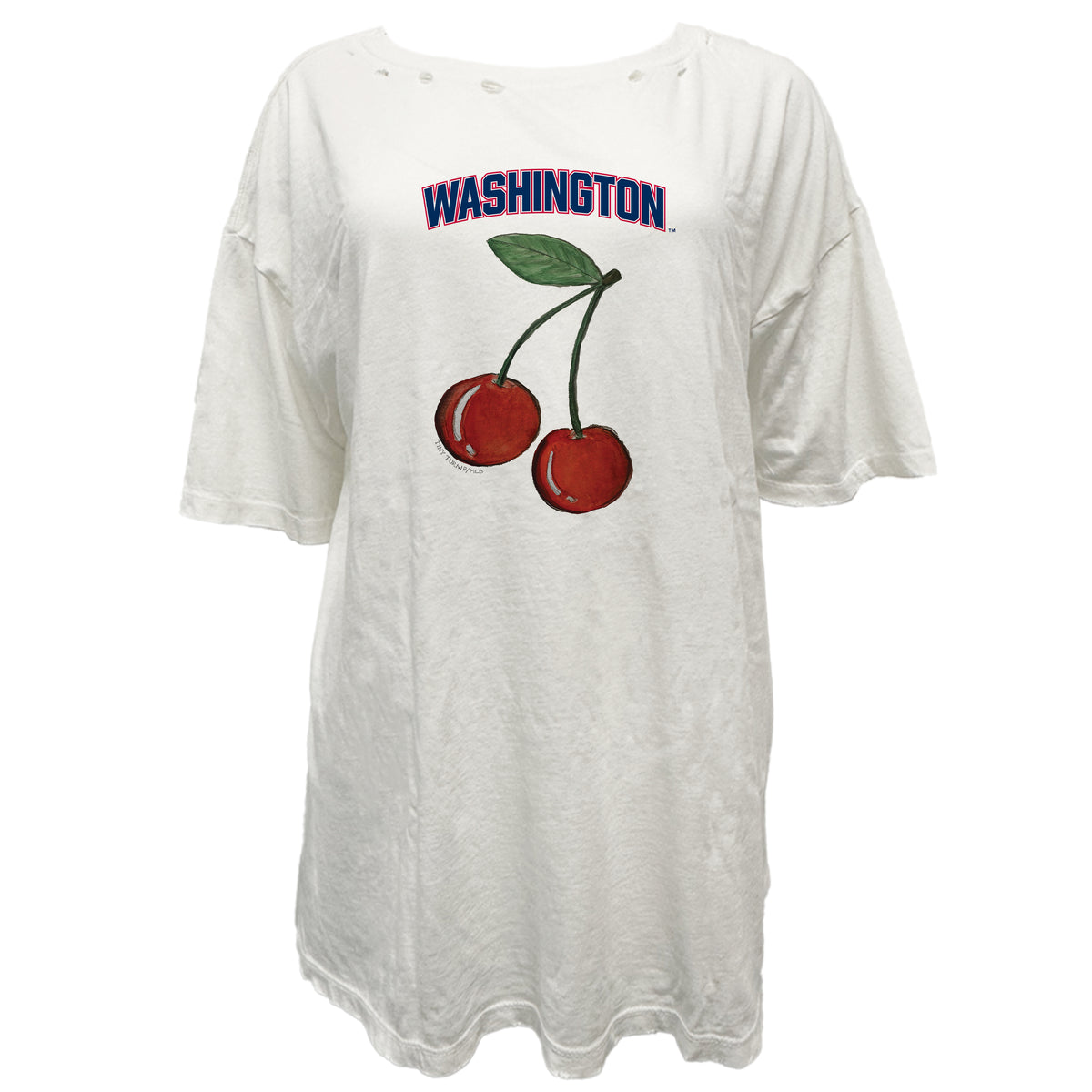 Washington Nationals Cherry Vintage Tee