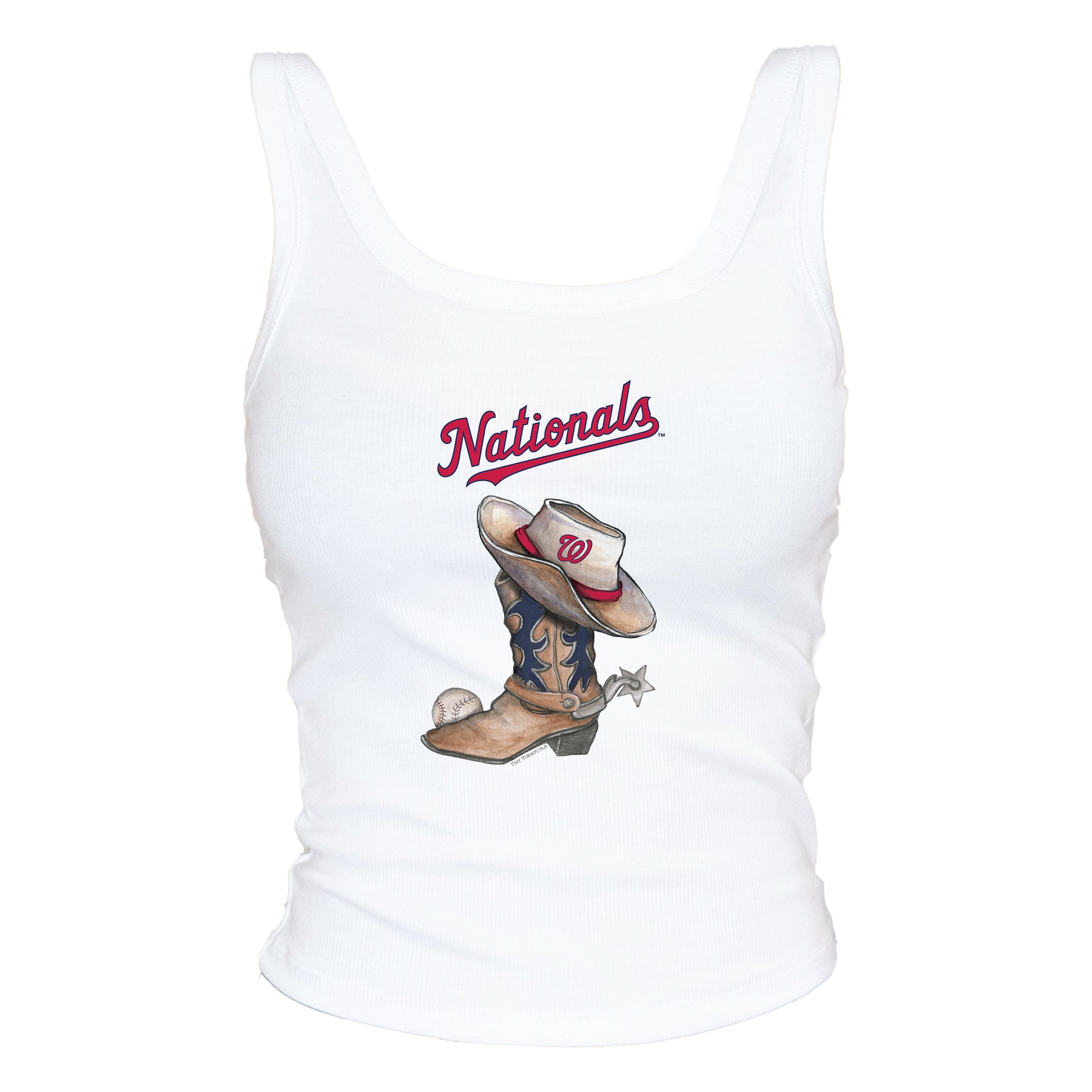 Washington Nationals Cowboy Boot Ribbed Tank