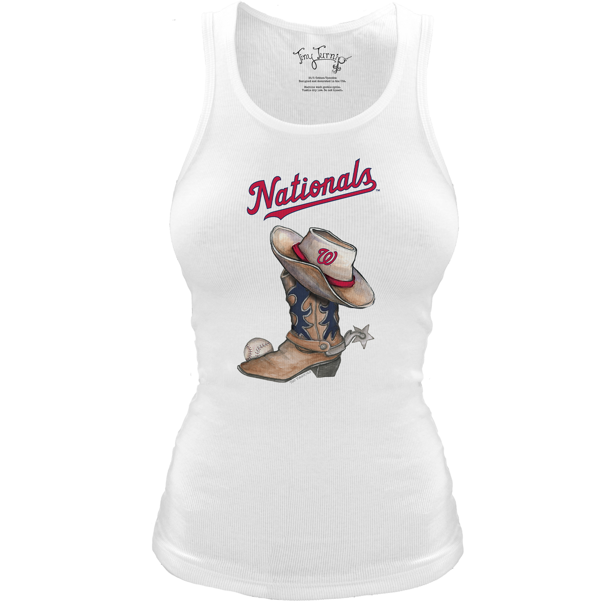 Washington Nationals Cowboy Boot Classic Tank - Tiny Turnip