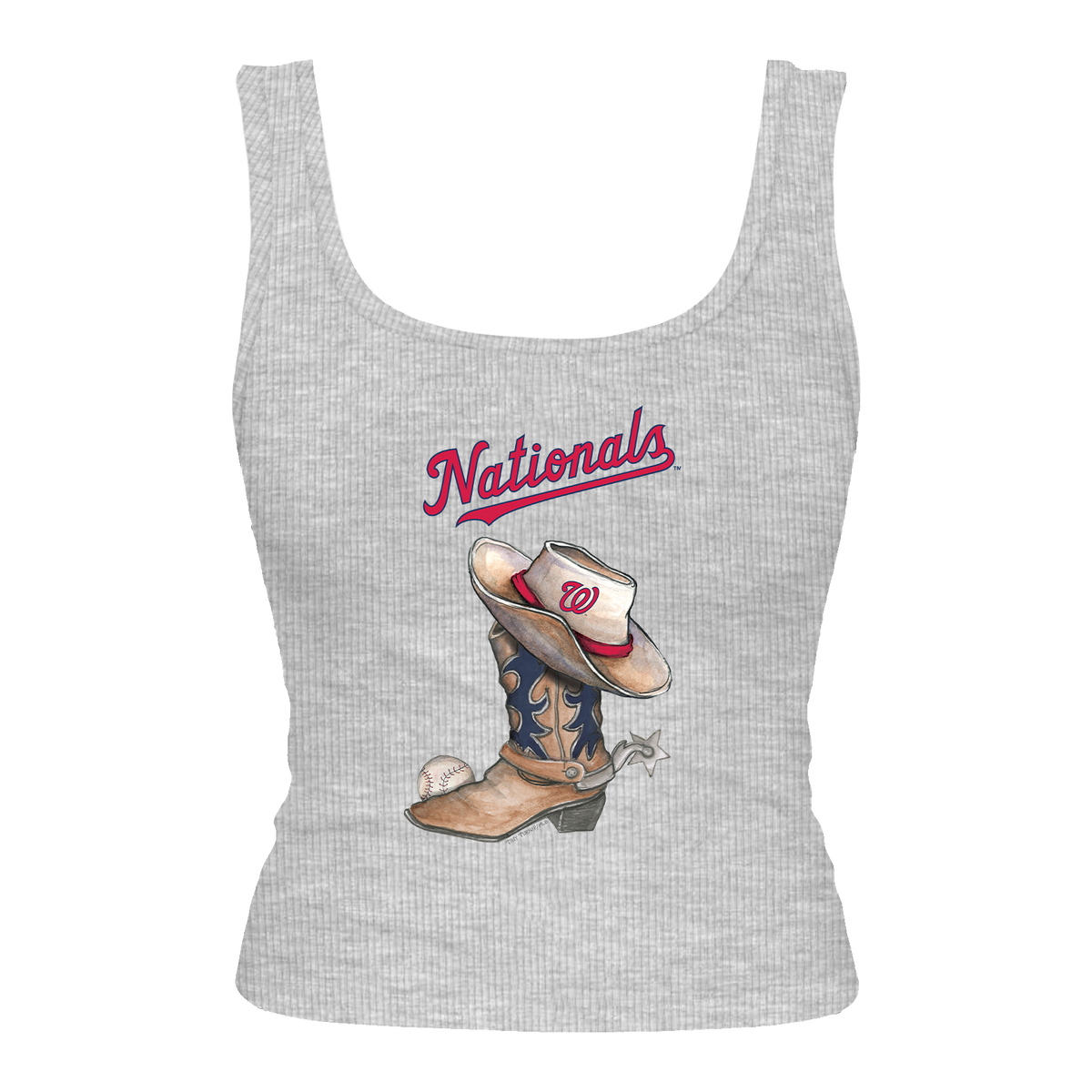 Washington Nationals Cowboy Boot Emmy Tank