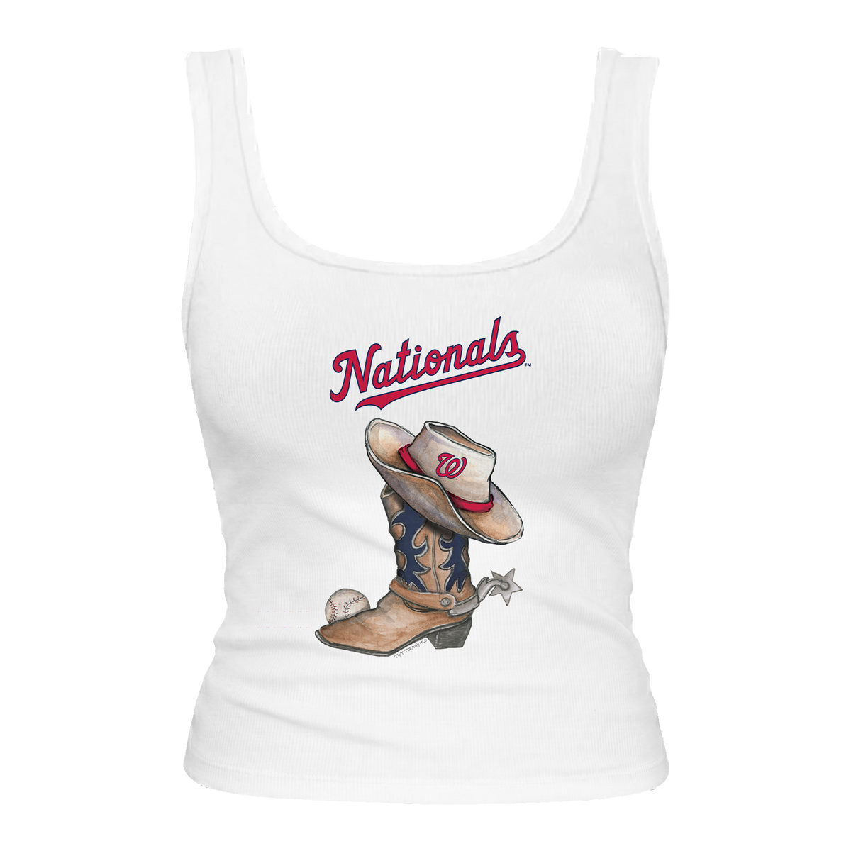 Washington Nationals Cowboy Boot Emmy Tank