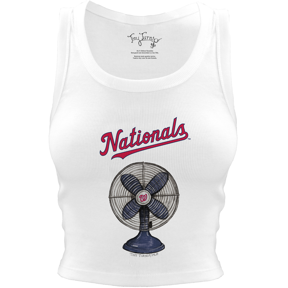 Washington Nationals Fan Crop Tank