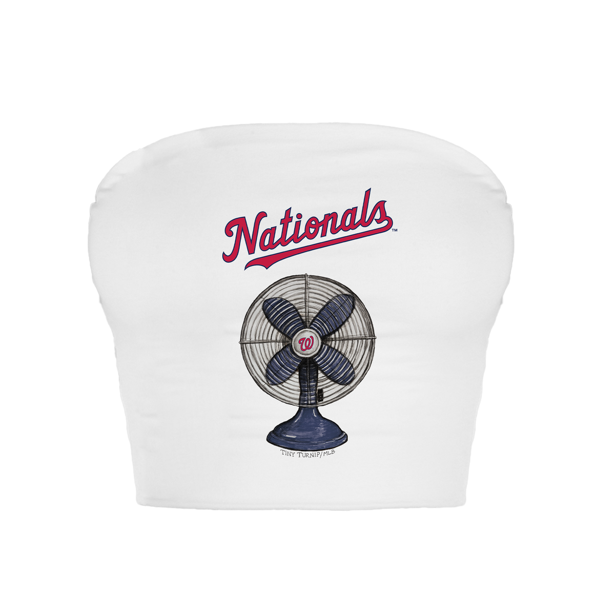 Washington Nationals Fan Crop Tube Top