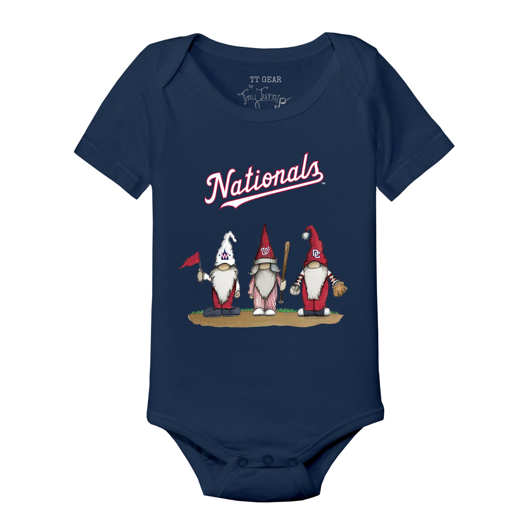 Washington Nationals Gnomes Short Sleeve Snapper