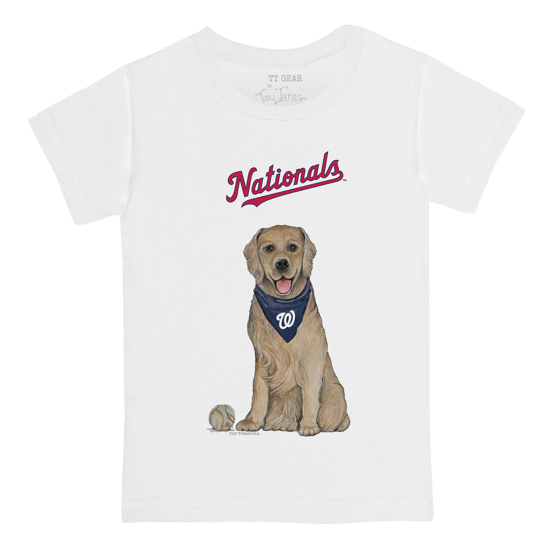 Washington Nationals Golden Retriever Tee Shirt