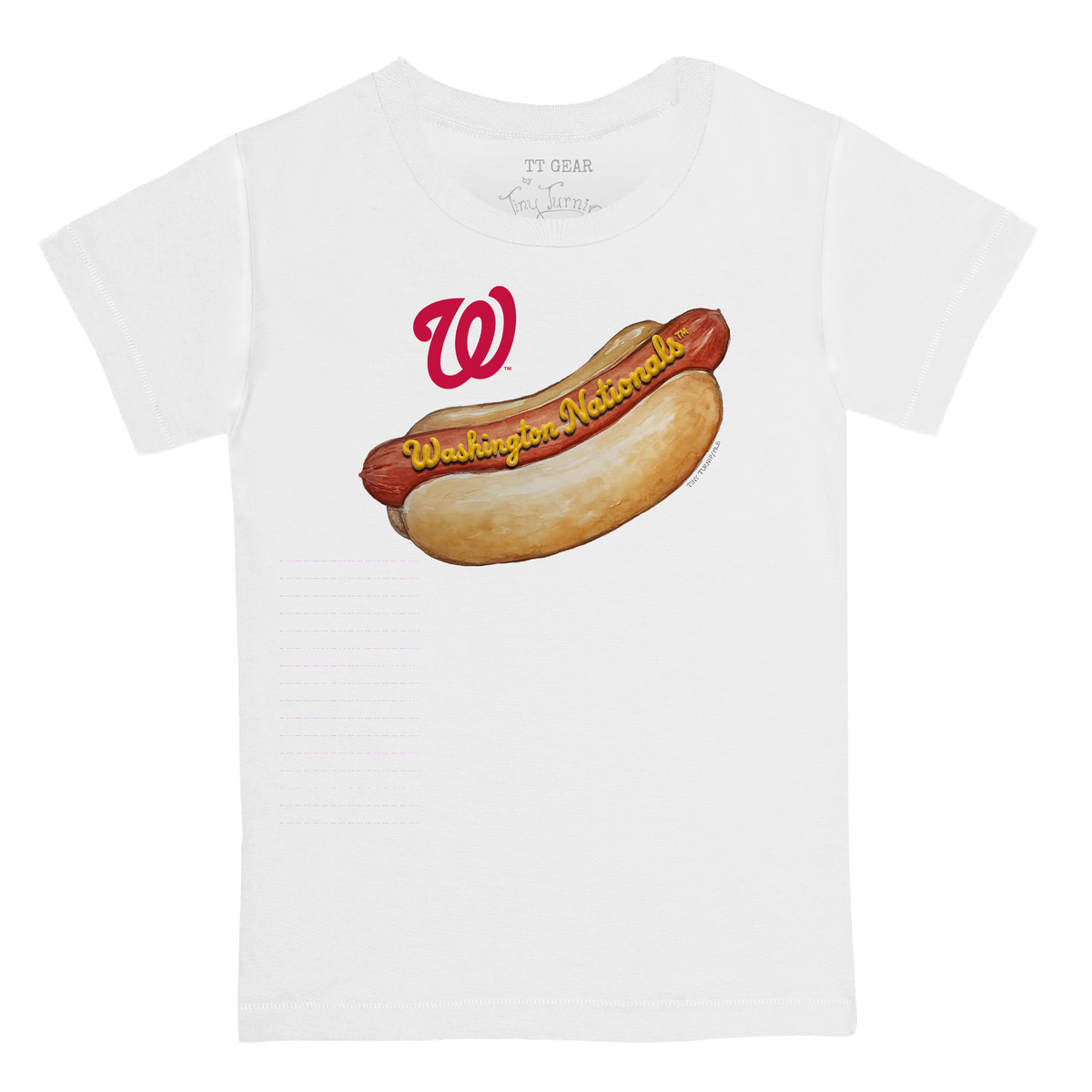 Washington Nationals Hot Dog Kid's Tee Shirt