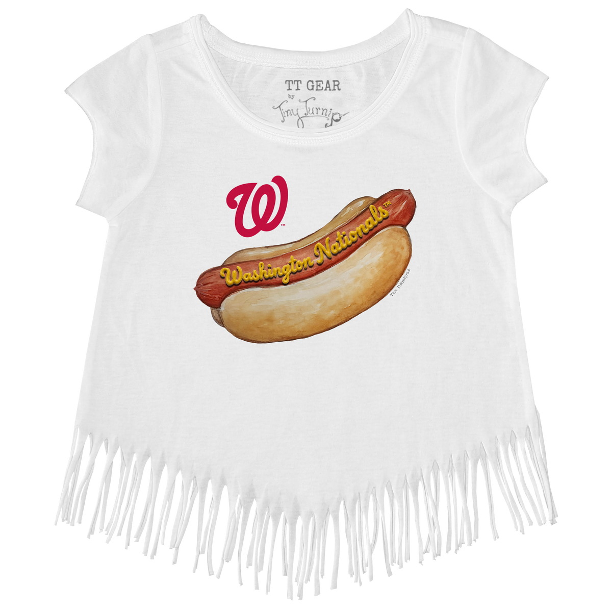 Washington Nationals Hot Dog Fringe Tee