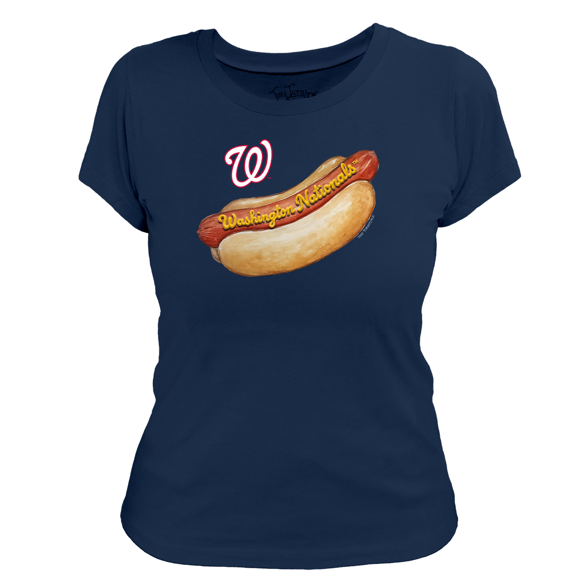 Washington Nationals Hot Dog Women's Tee Shirt