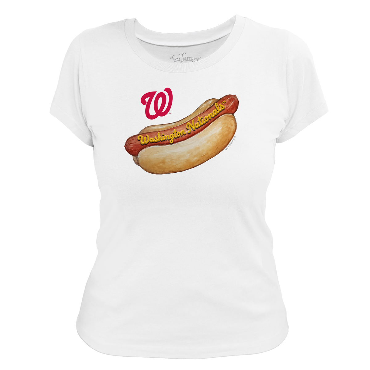 Washington Nationals Hot Dog Women's Tee Shirt