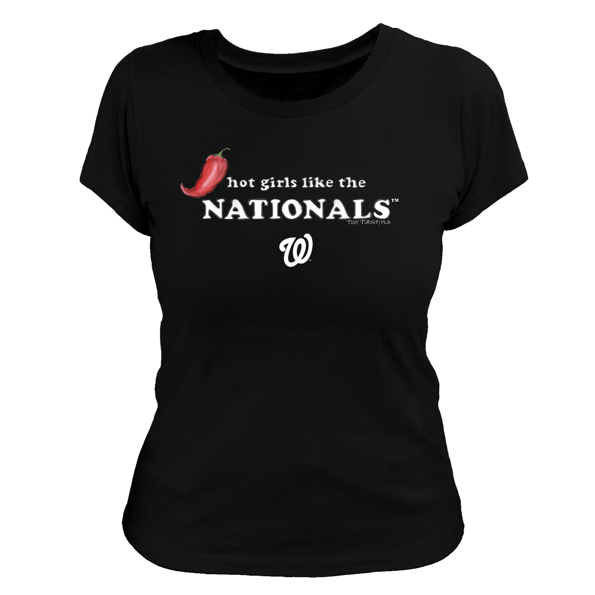 Washington Nationals Hot Girls Women's Tee Shirt