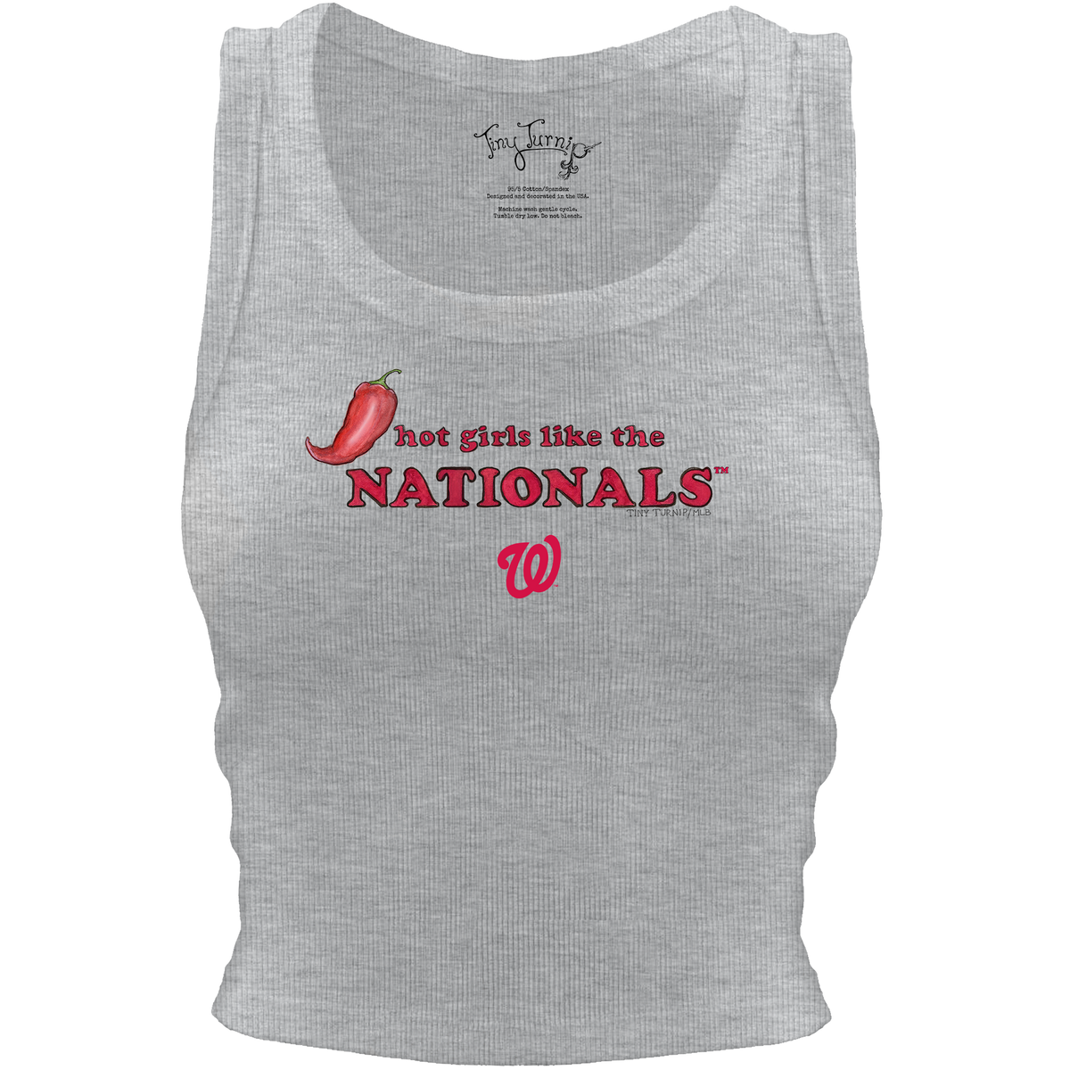 Washington Nationals Hot Girls Crop Tank