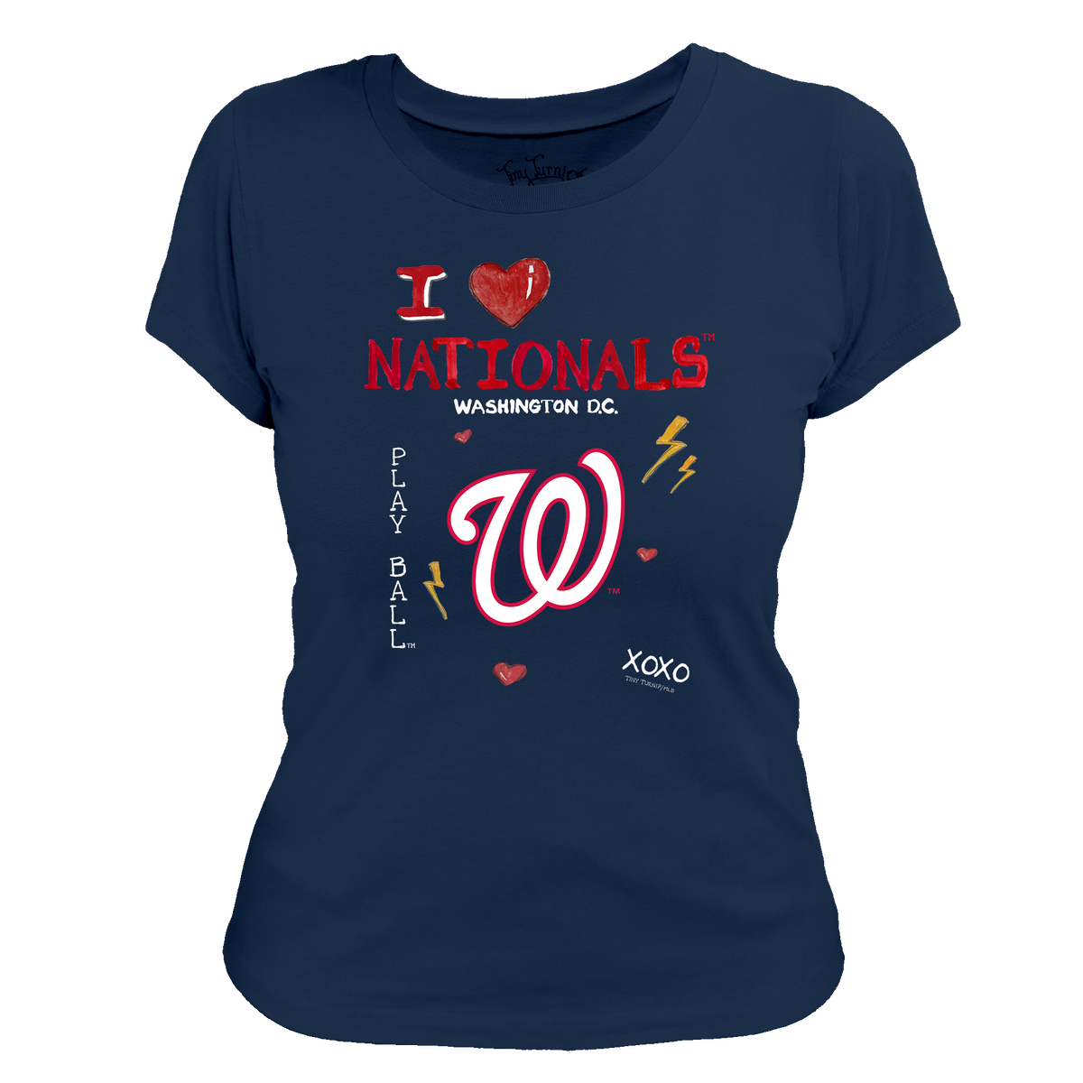 I Heart Nationals Women's Tee Shirt - Tiny Turnip