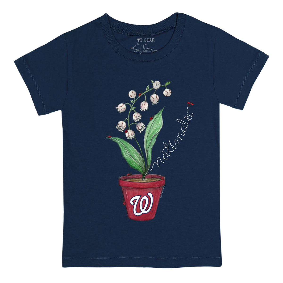 Washington Nationals Ladybug Tee Shirt