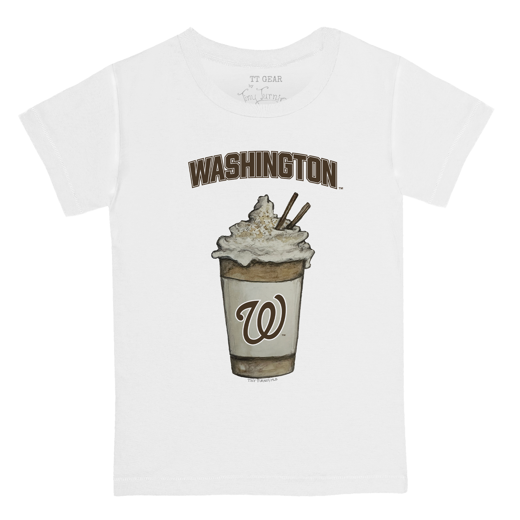 Washington Nationals Latte Kid's Tee Shirt
