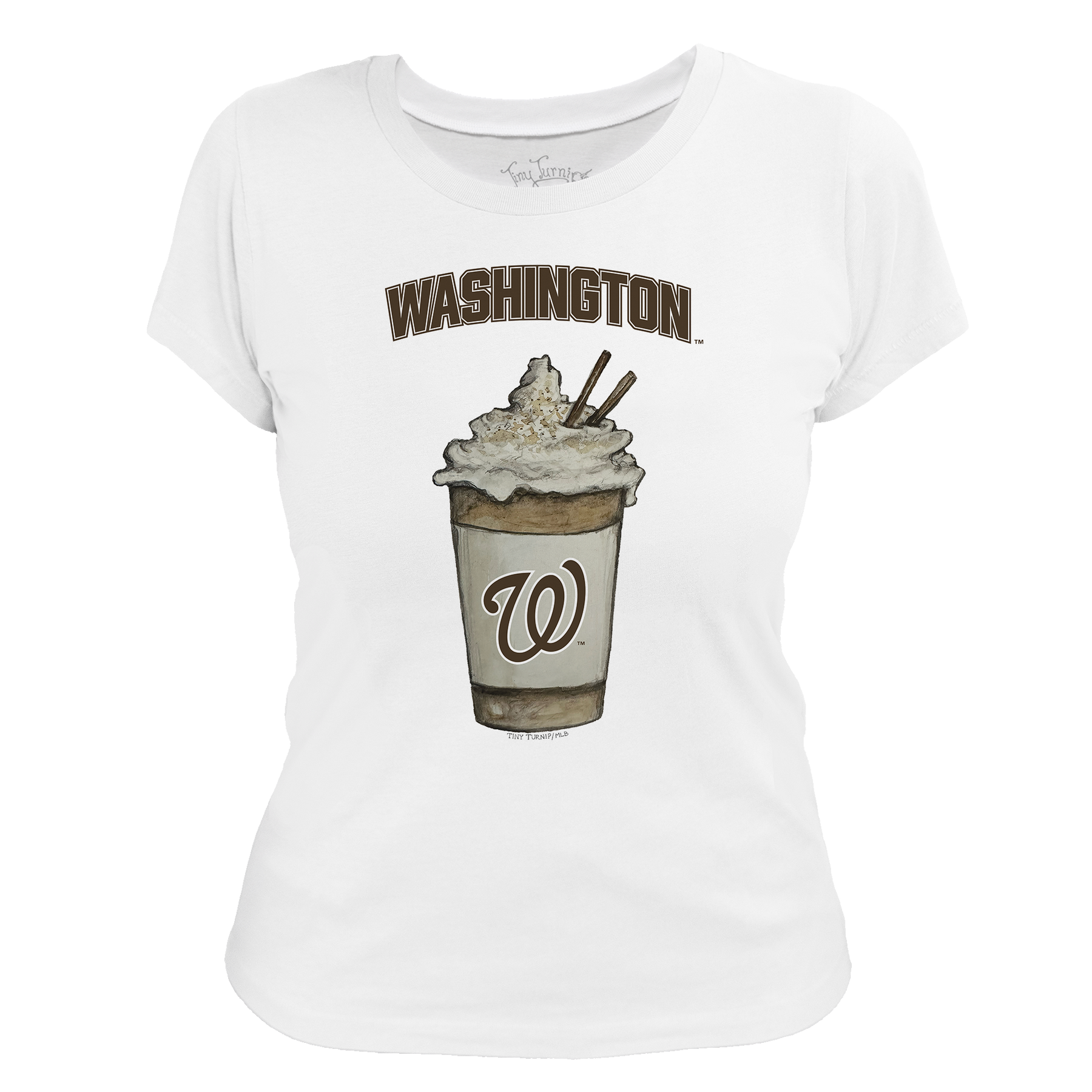 Washington Nationals Latte Women's Tee Shirt