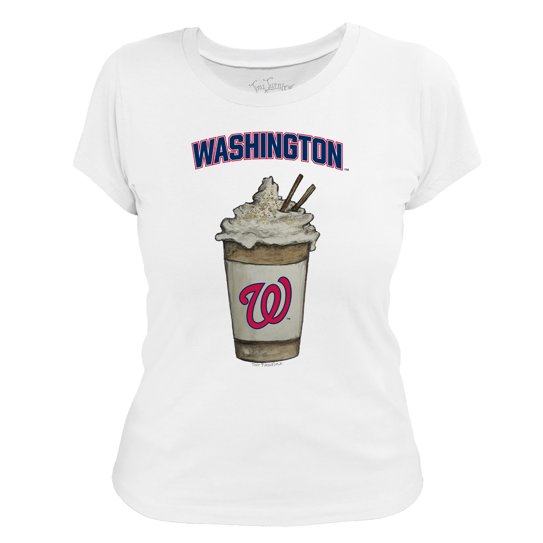 Washington Nationals Latte Women's Tee Shirt
