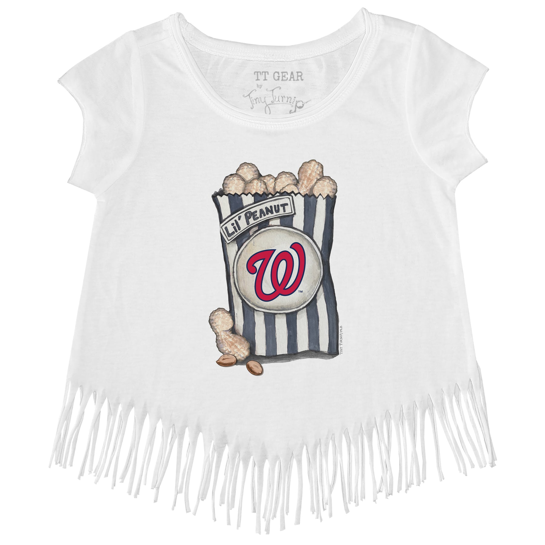 Washington Nationals Lil' Peanut Fringe Tee