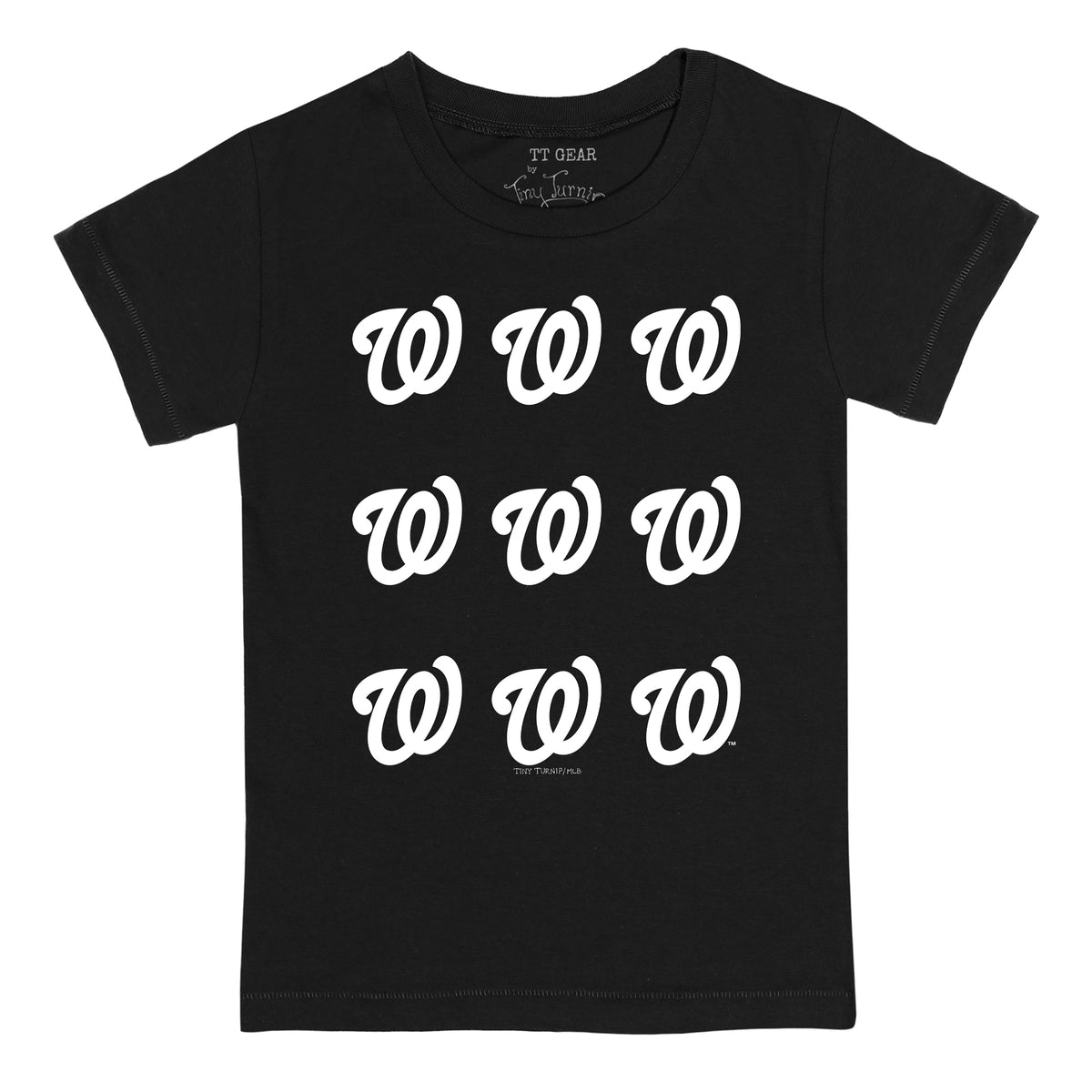 Washington Nationals Logo Grid Tee Shirt