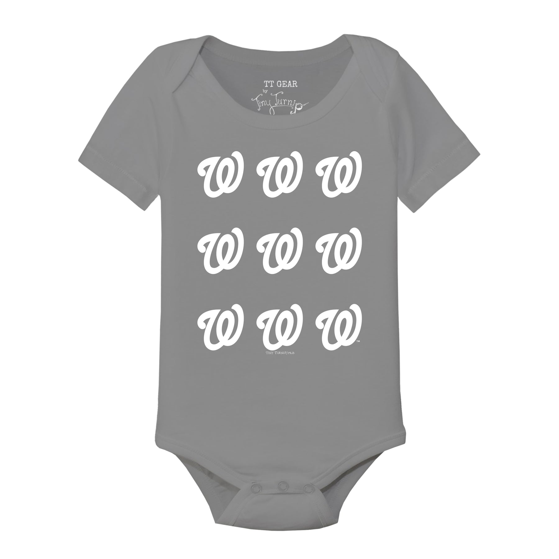 Washington Nationals Logo Grid Short Sleeve Snapper