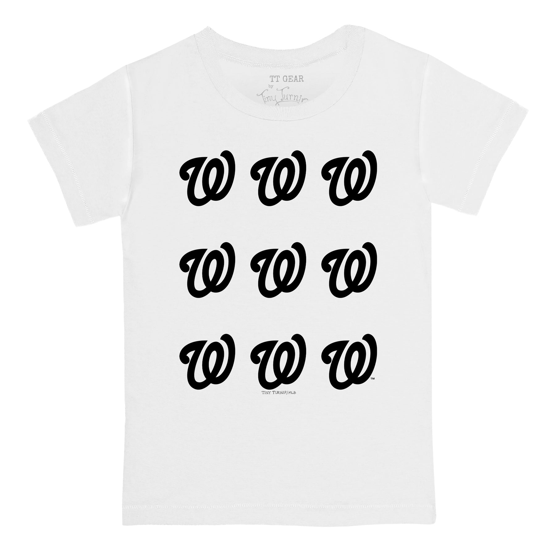 Washington Nationals Logo Grid Tee Shirt