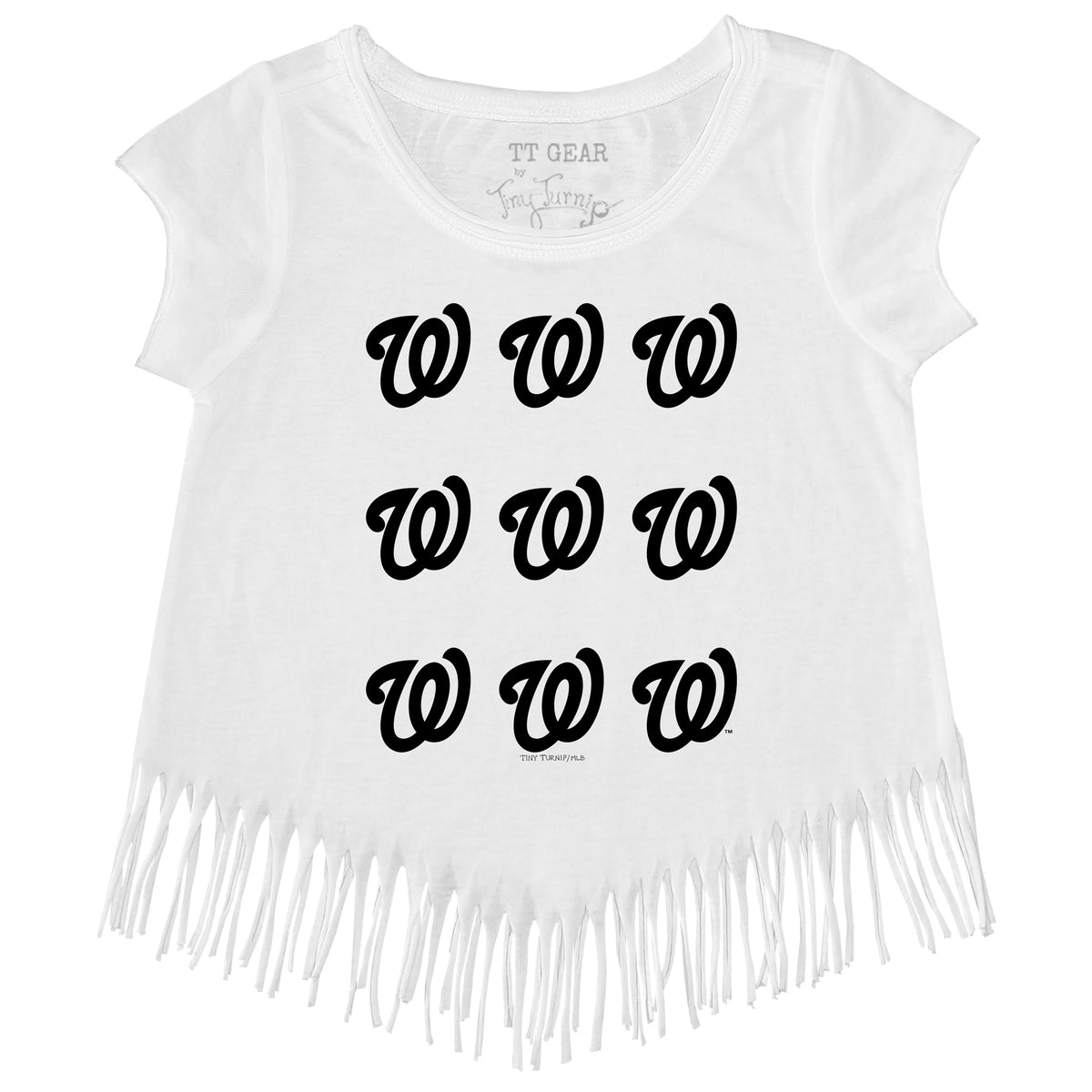 Washington Nationals Logo Grid Fringe Tee