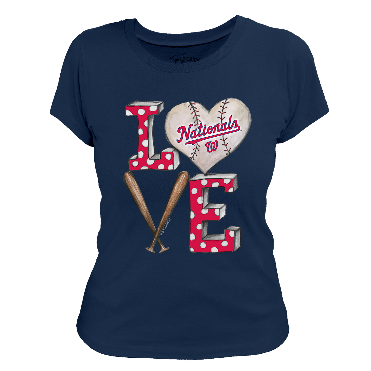 Washington Nationals Baseball LOVE Tee Shirt