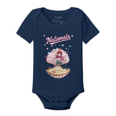 Washington Nationals Mermaid Short Sleeve Snapper