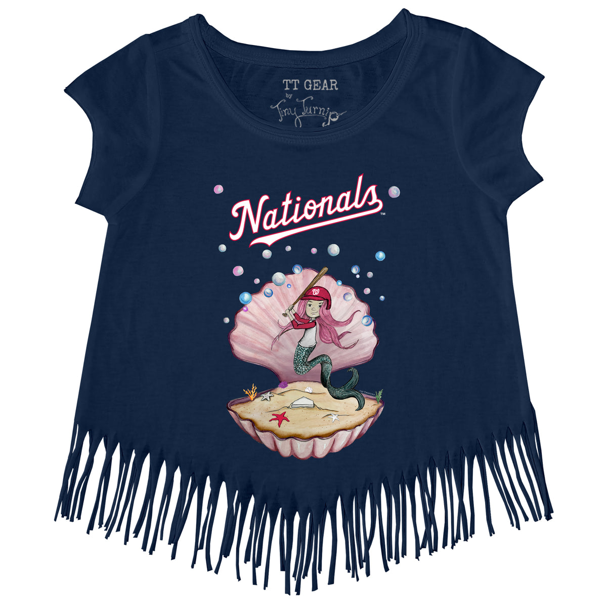 Washington Nationals Mermaid Fringe Tee