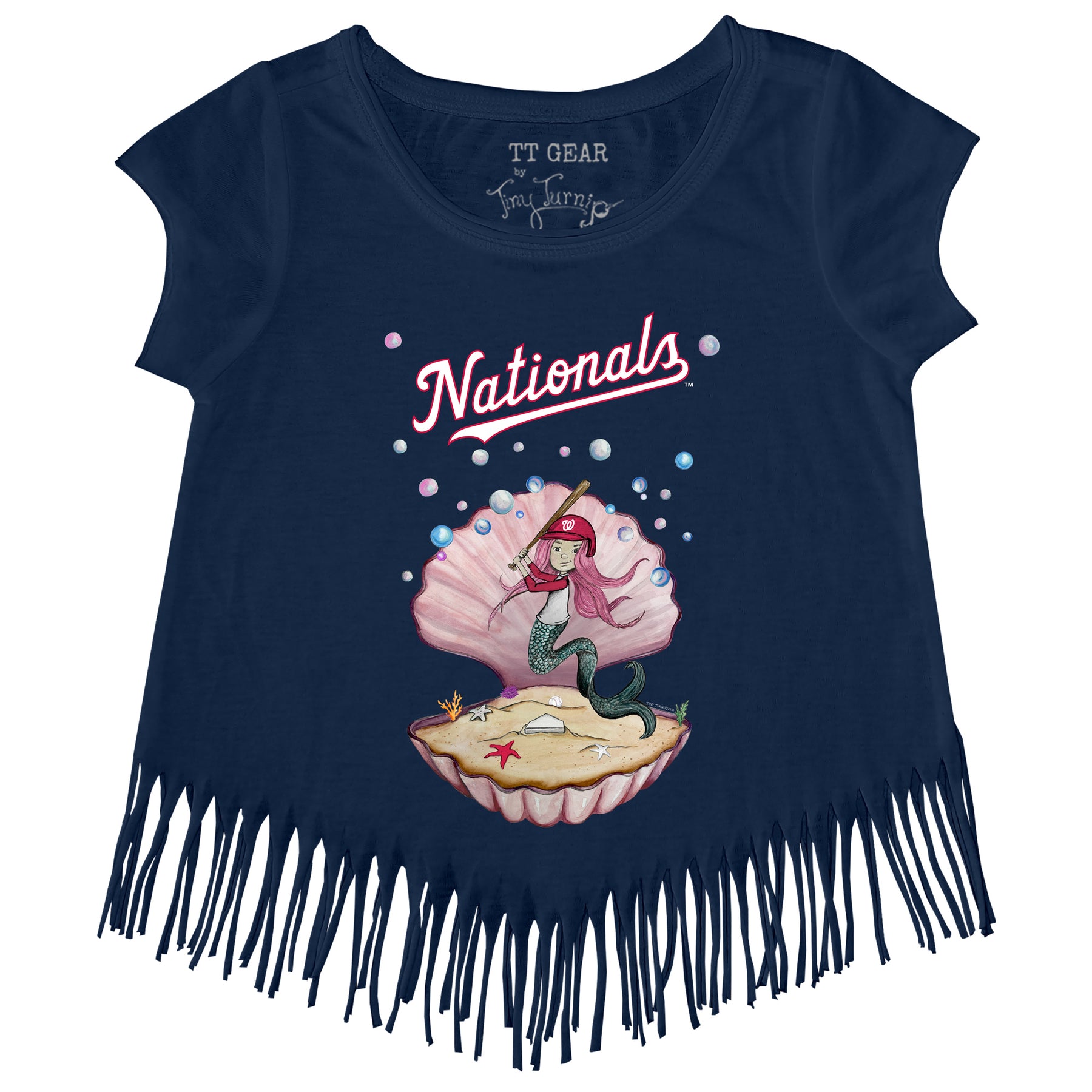 Washington Nationals Mermaid Fringe Tee