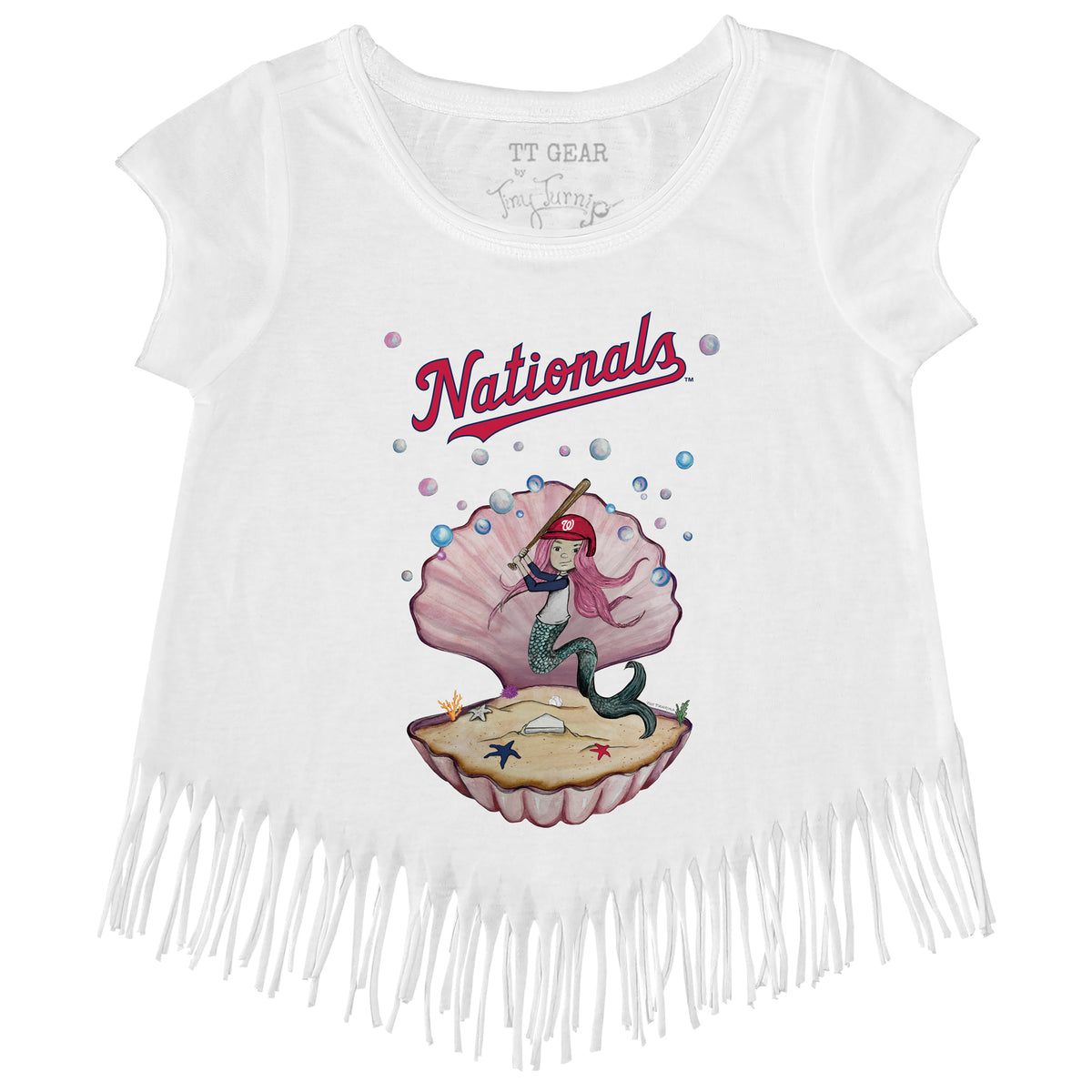 Washington Nationals Mermaid Fringe Tee